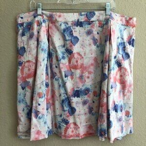 MODAMIX Skirt Watercolor Print Cottagecore Trendy